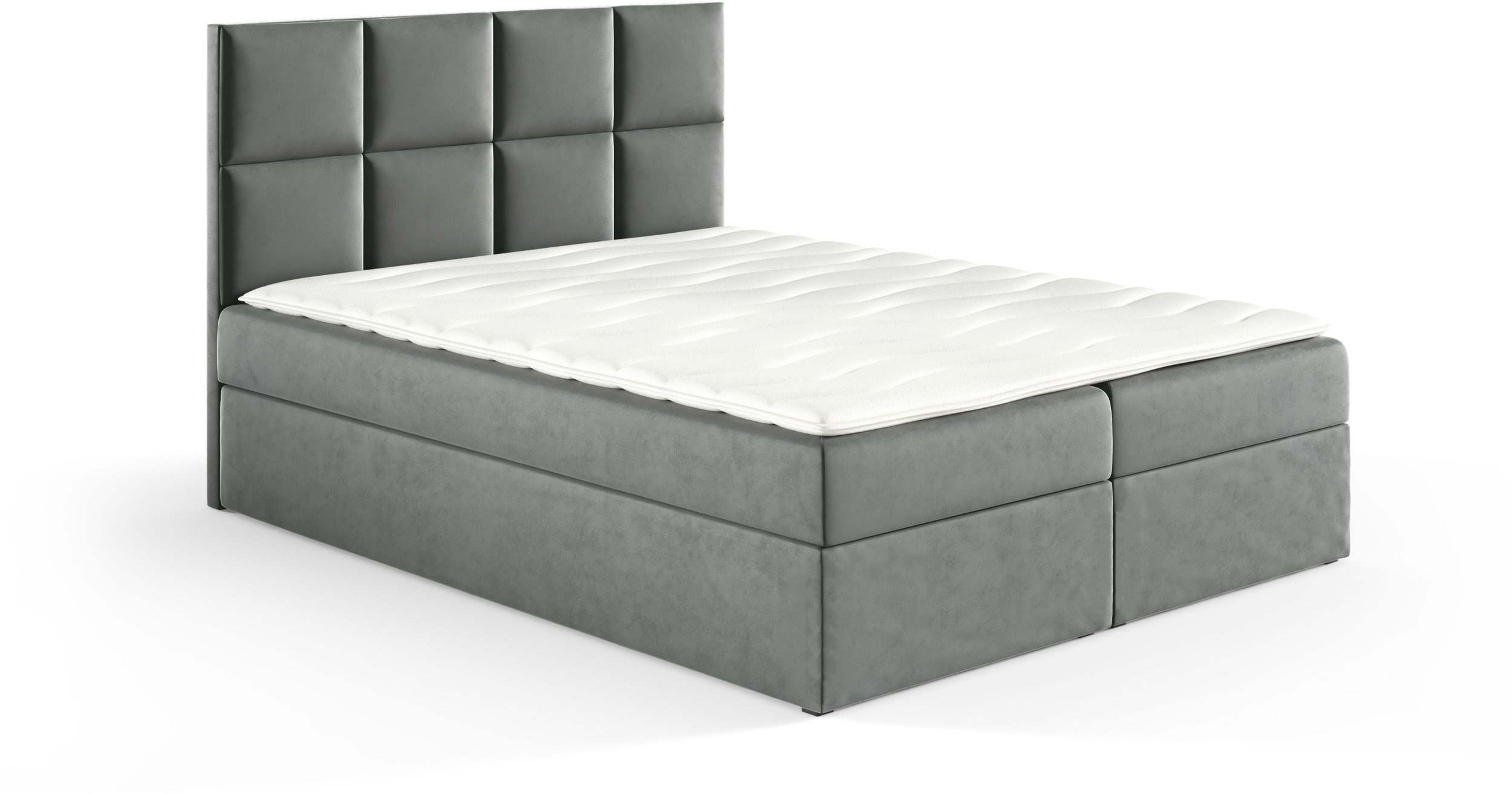 Łóżko kontynentalne Gobi Box 120x200 bez nóżek riviera 91