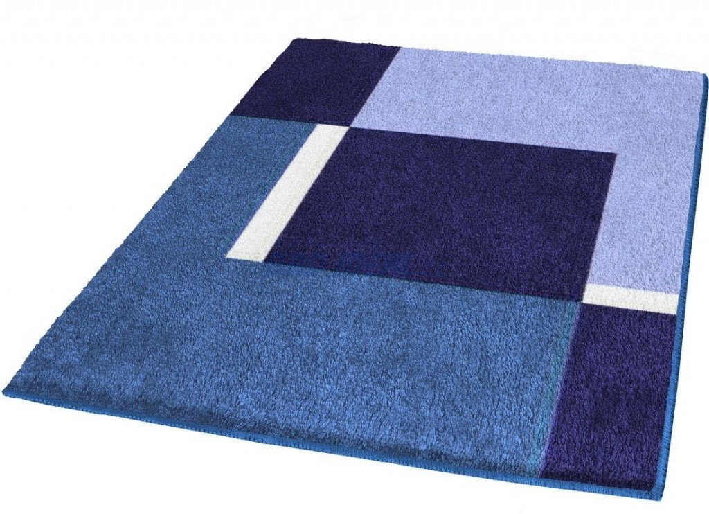 Kleine Wolke Dywanik łazienkowy 55x65cm niebieski (4598769539)
