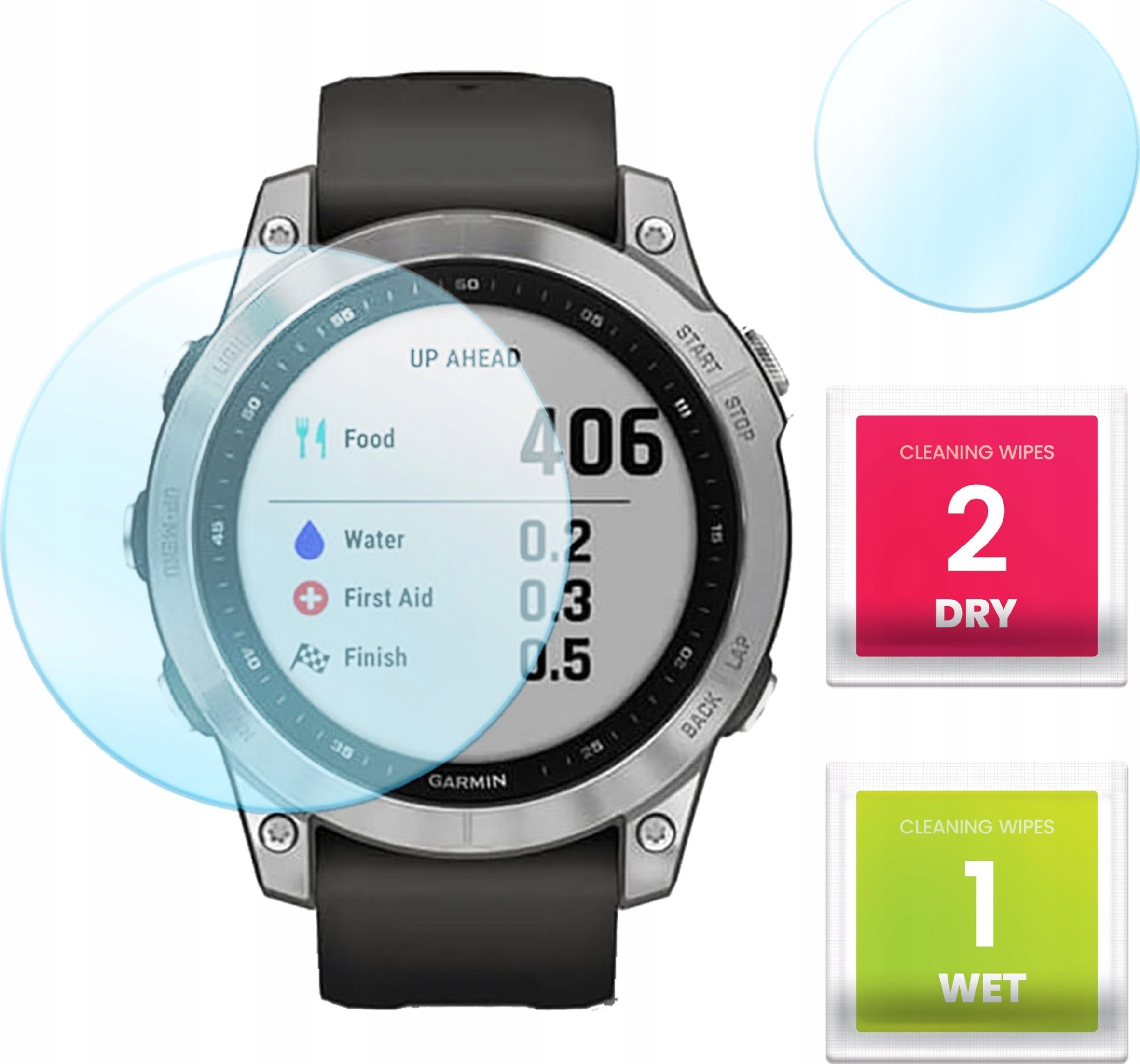 Hello Case Szkło Hybrydowe do Garmin Fenix 7 (Szybka, Szkiełko, Ochronne, Odporne)