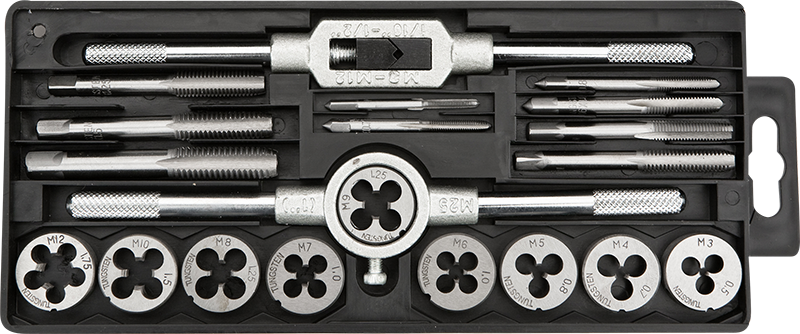 Topex Zestaw gwintowników i narzynek 20szt. (14A425)
