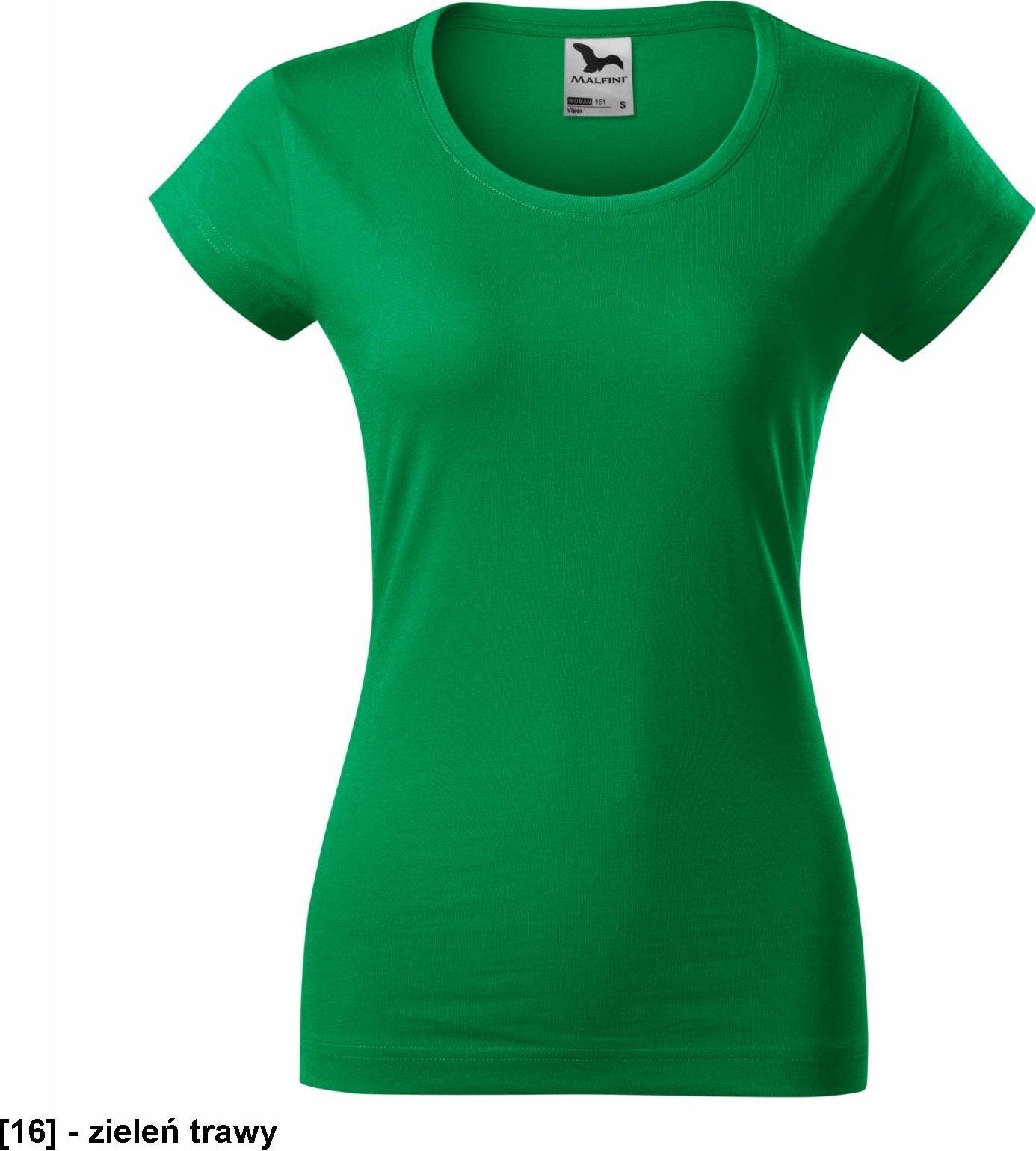 MALFINI Viper 161 - ADLER - Koszulka damska, 180 g/m, - zieleń trawy M