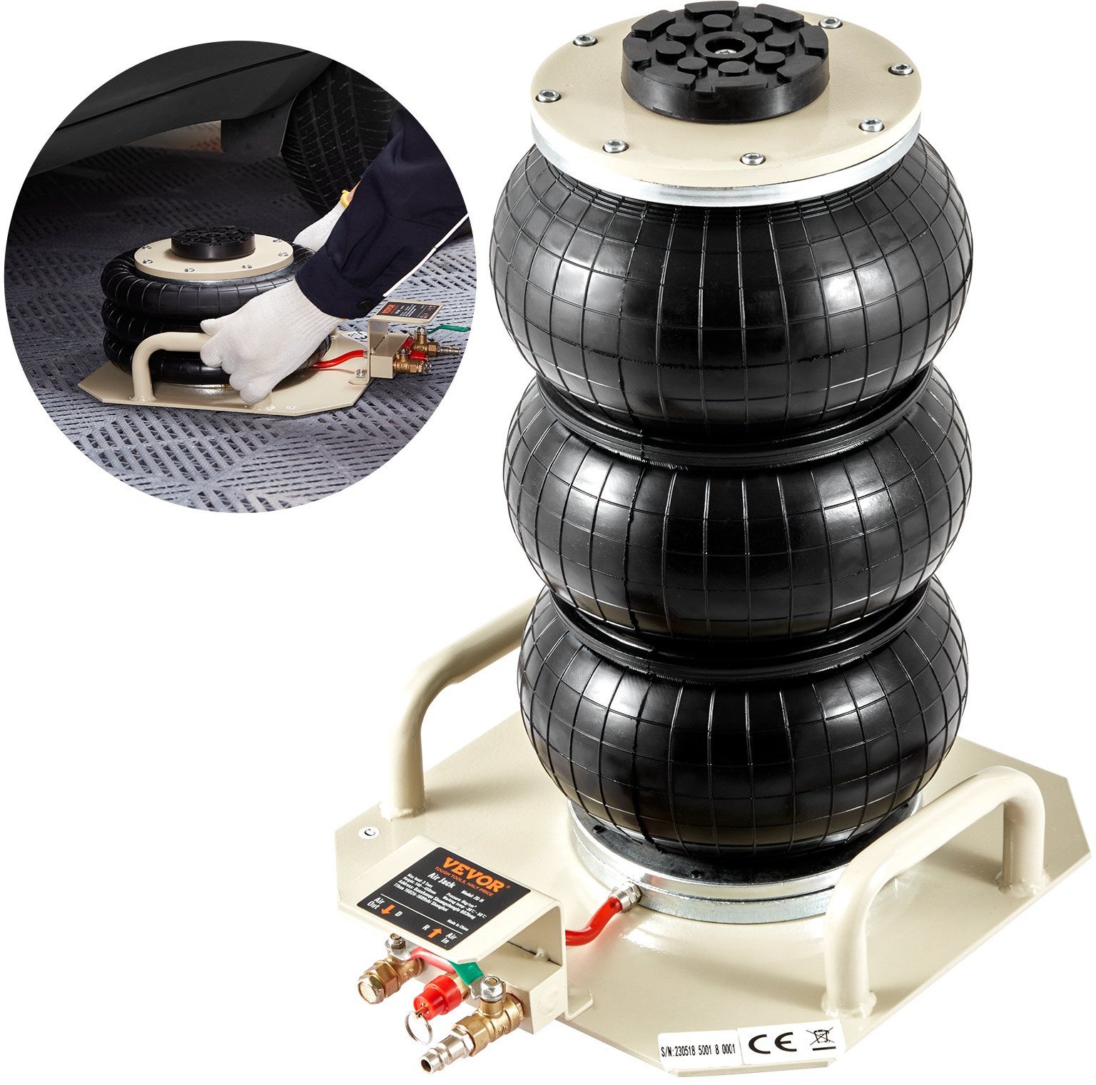 Podnośnik pneumatyczny 3T