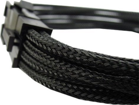 Gelid Przedłużacz Gelid PCI-E 6+2pin 30cm czarny