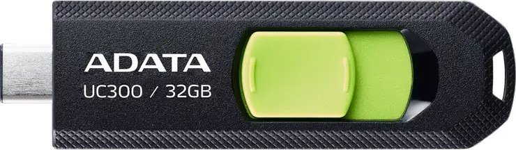 Pendrive ADATA UC300, 32 GB (ACHO-UC300-32G-RBK/GN )