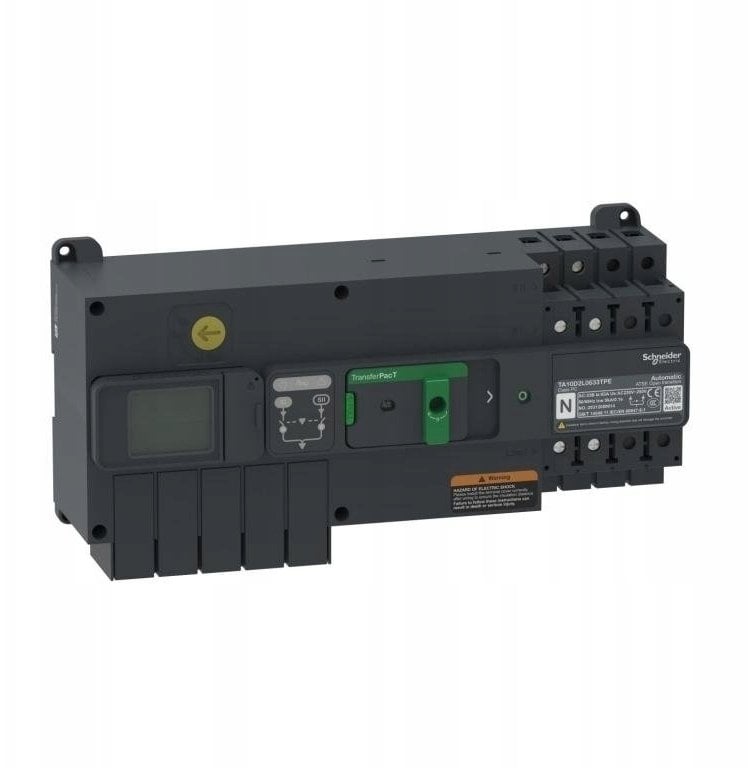 Przełącznik I-0-II 40A 2P sieć-agregat LCD z komunikacją TransferPacT TA10D2L0403TPE