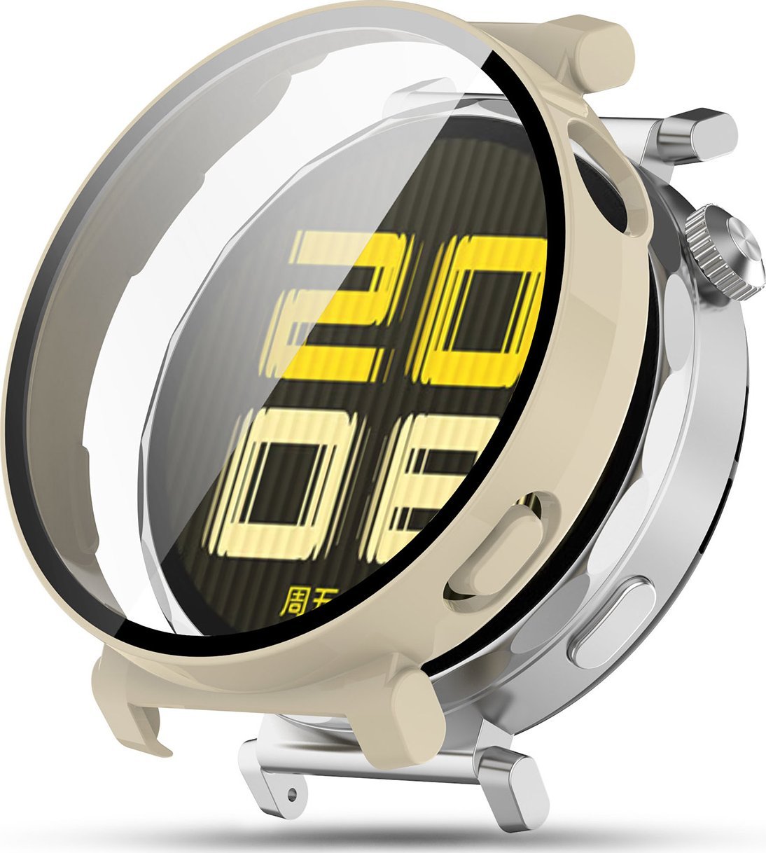 ETUI OCHRONNE + SZKŁO HARTOWANE do Huawei Watch GT5 Pro Elegant 42mm Active