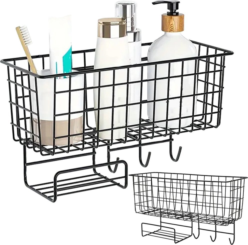 Verk Półka organizer kuchenny pojemnik wiszący loft wisząca 3 x haczyki uchwyty Półka organizer kuchenny pojemnik wiszący loft wisząca 3 x haczyki uch