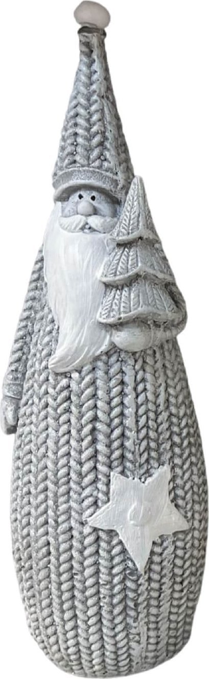 Tajemniczy ogród Figurka betonowa szaro-srebrna