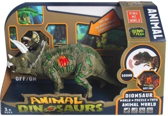 Merk-Pol Dinozaur ze światłem i dżwiękiem MIX