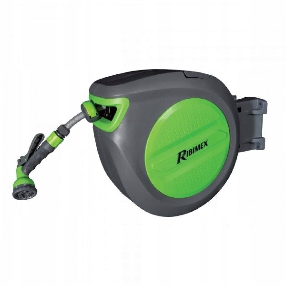 Wąż ogrodowy zwijany RIBIMEX, automatyczny zwijacz