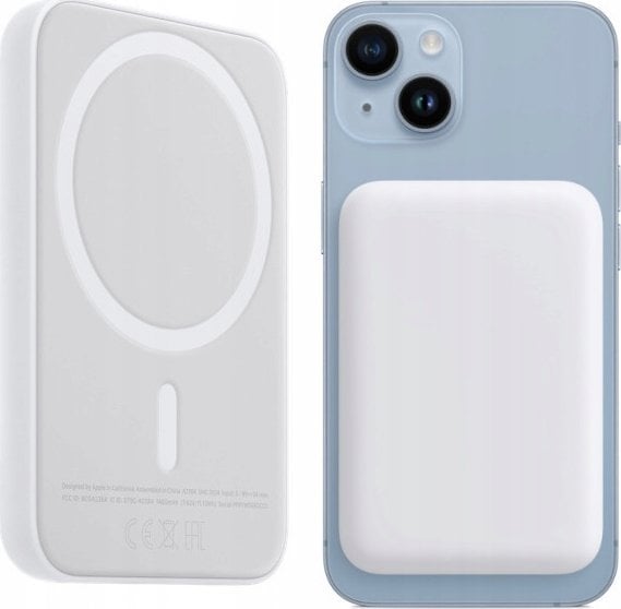 Powerbank . ECOBOX POWER BANK 5000MAH BIAŁY MAGSAFE BEZPRZEWODOWY