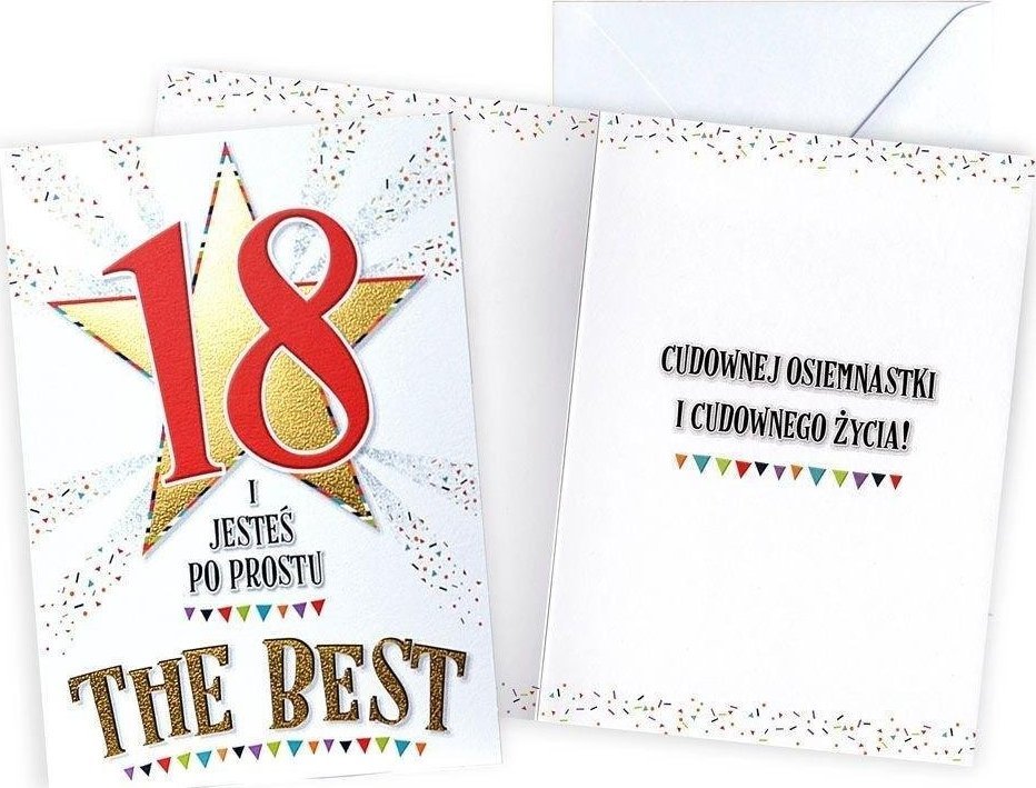 KUKARTKA Karnet Rocznica ślubu 18