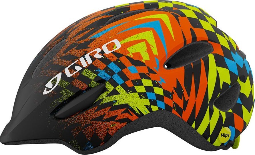 Giro Kask dziecięcy GIRO SCAMP INTEGRATED MIPS matte black check fade roz. S (49-53 cm) (NEW)