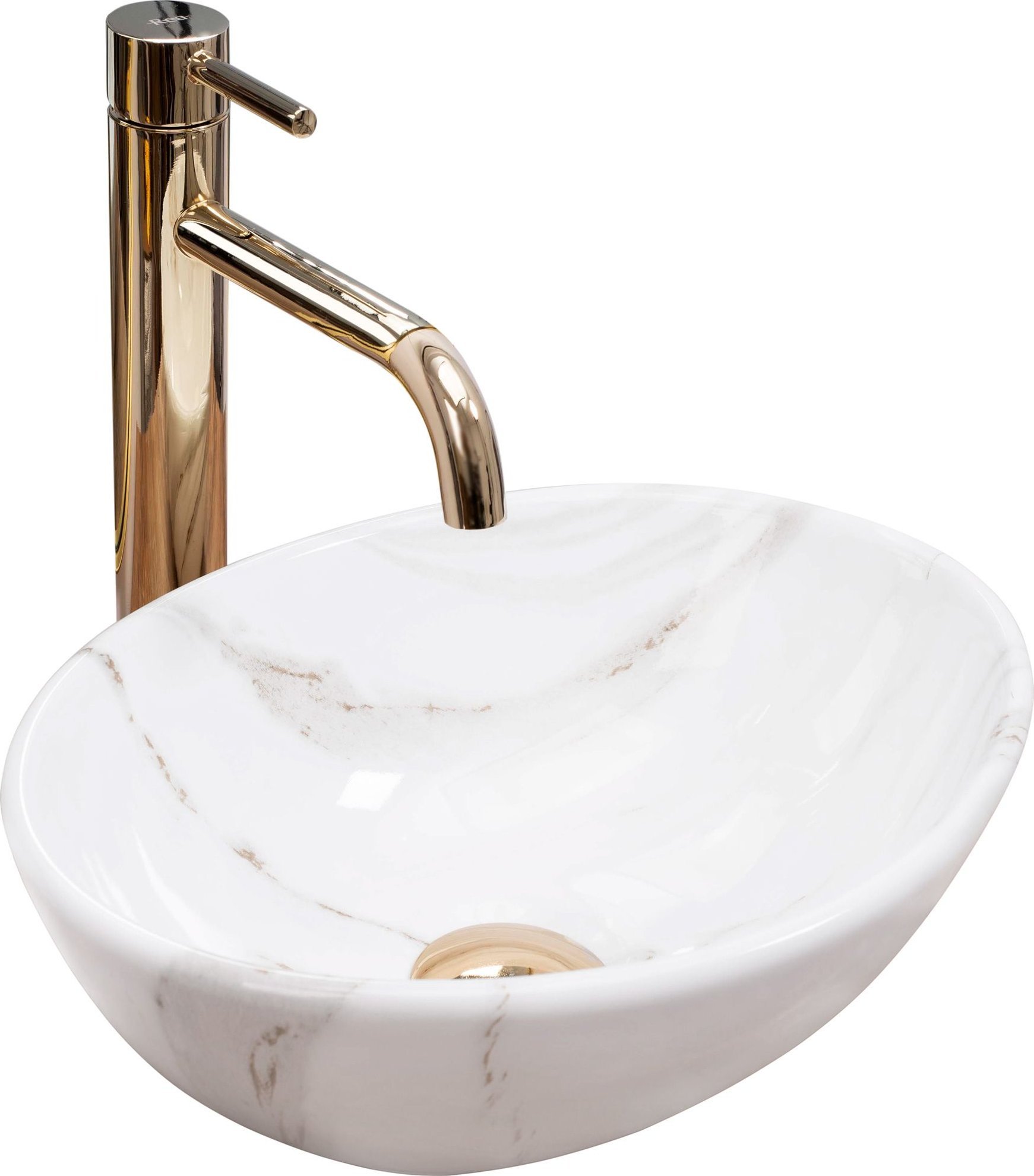 Umywalka Rea Umywalka nablatowa Rea Sofia Mini Aiax Shiny