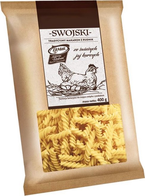 Eko mak Ek-Mak Makaron swojski świderek 400 g