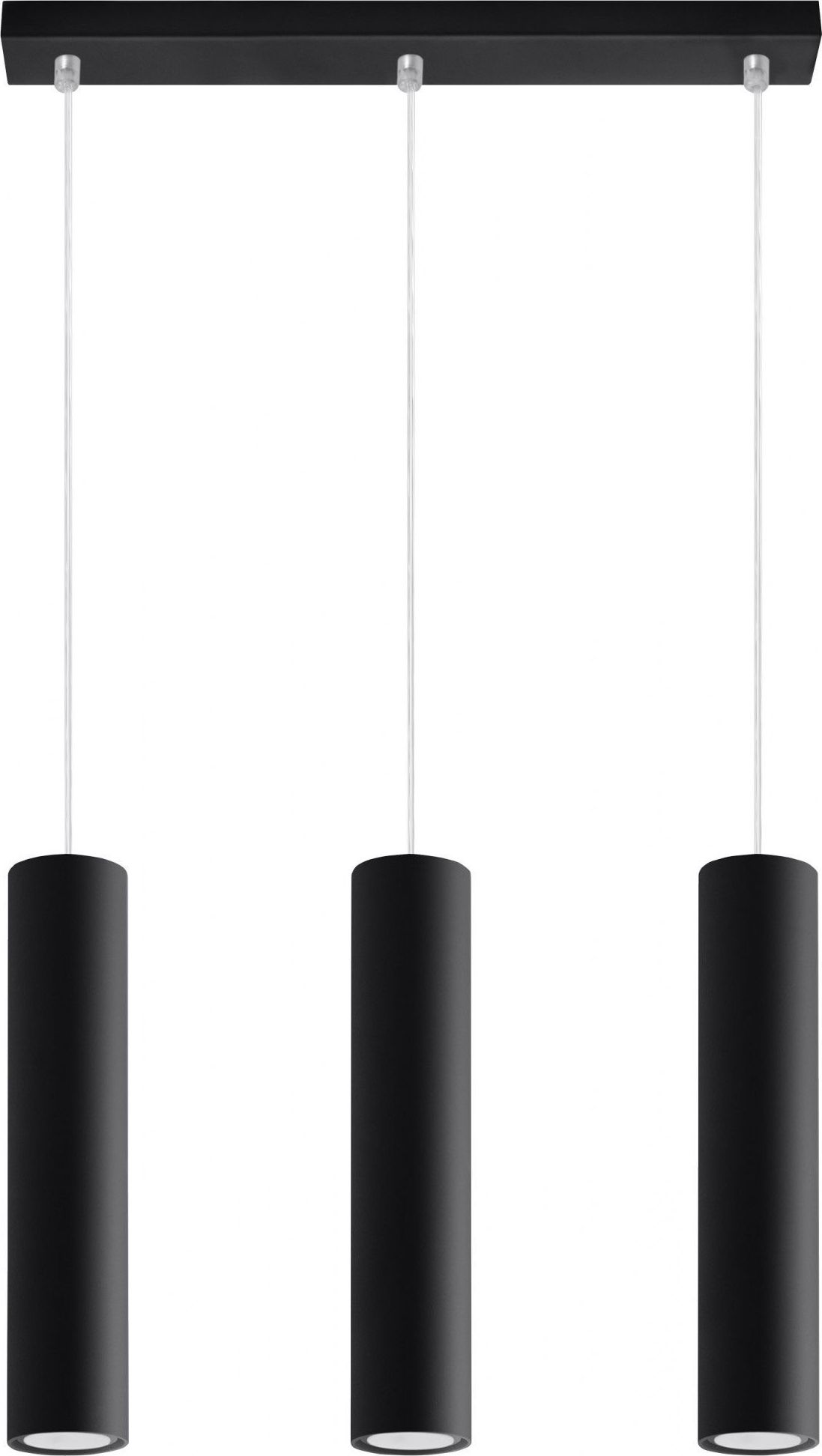 Lampa wisząca Lumes Potrójna lampa wisząca E851-Lagor - czarny