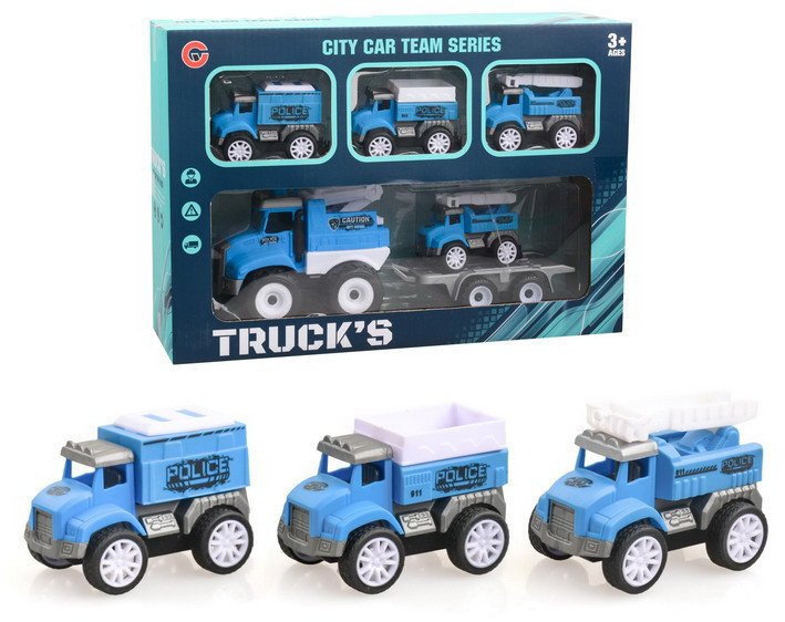 Zestaw pojazdów policyjnych 4 pojazdy