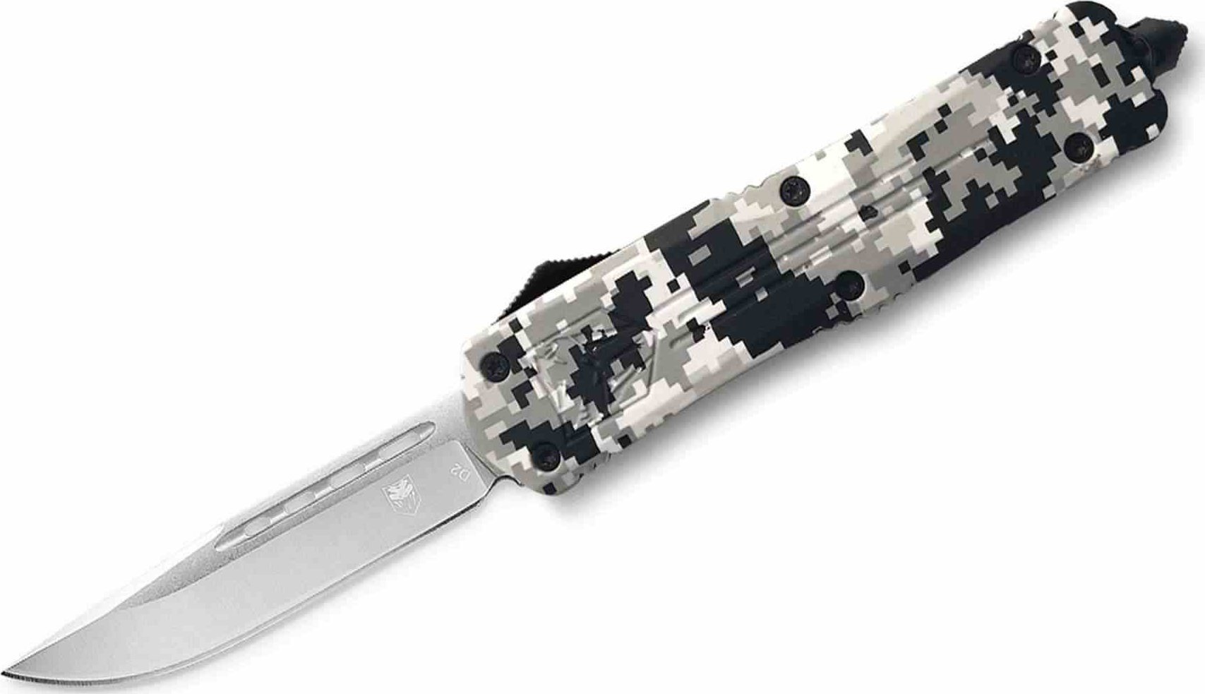 CobraTec Nóż CobraTec Large Winter Digi Camo FS-3 Drop