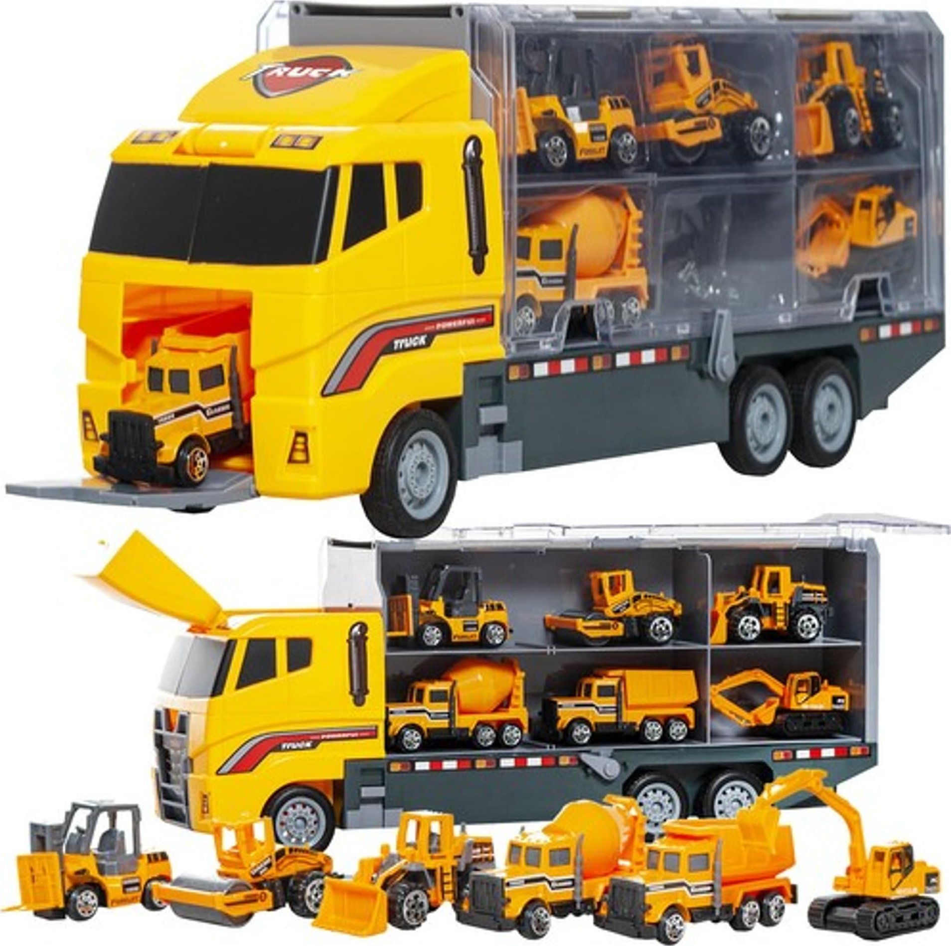 Kruzzel Zestaw ciężarówka TIR z 6 autami 22481