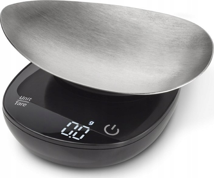 Waga kuchenna Caso Caso | Precision Weighing Scale | FinoCompact | Maximum weight (capacity) 0.5kg | Graduation 1 g | Ekranas type LED | Juodas/Stainl
