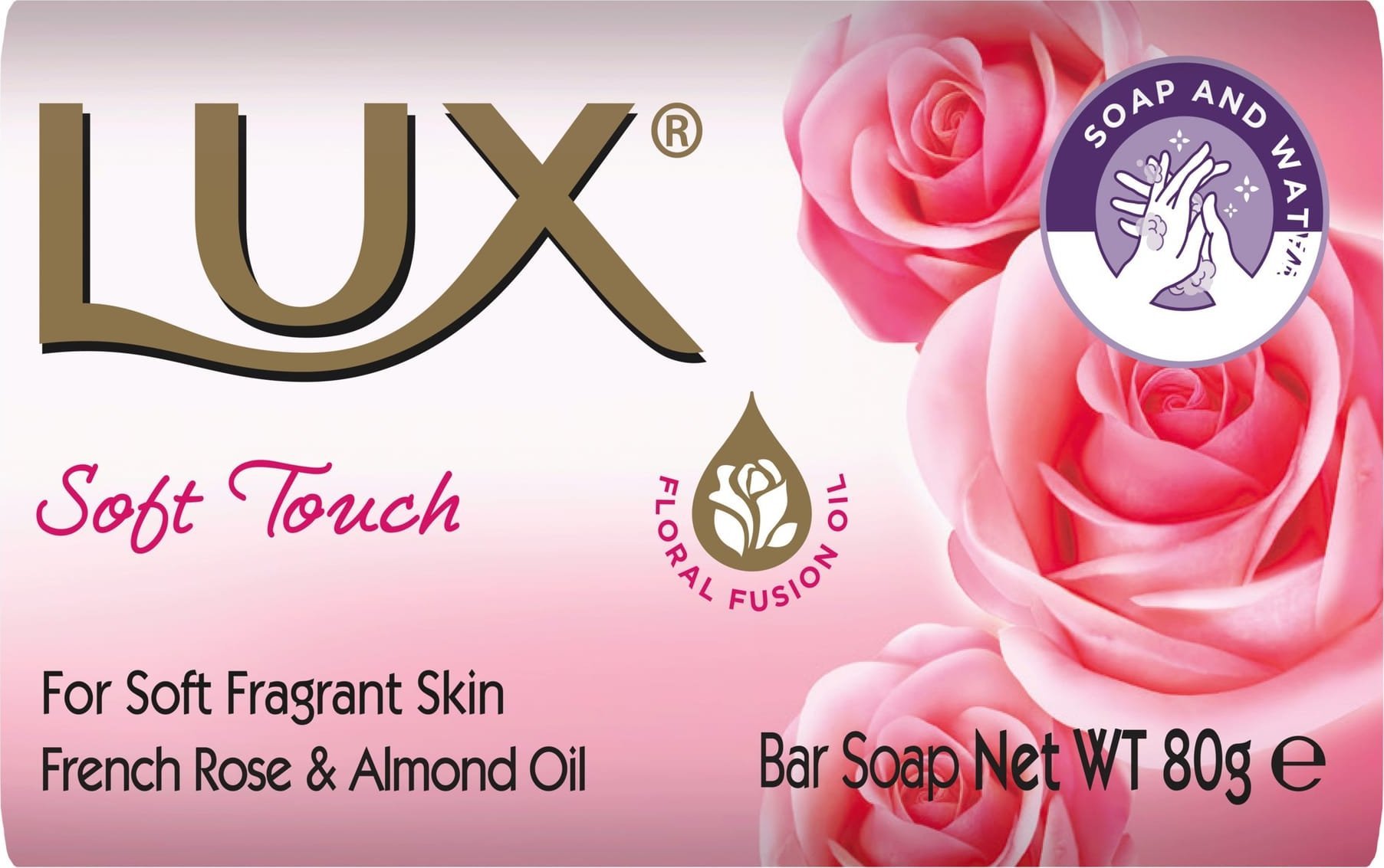 U LUX mydło w kostce 80g Pink Soft