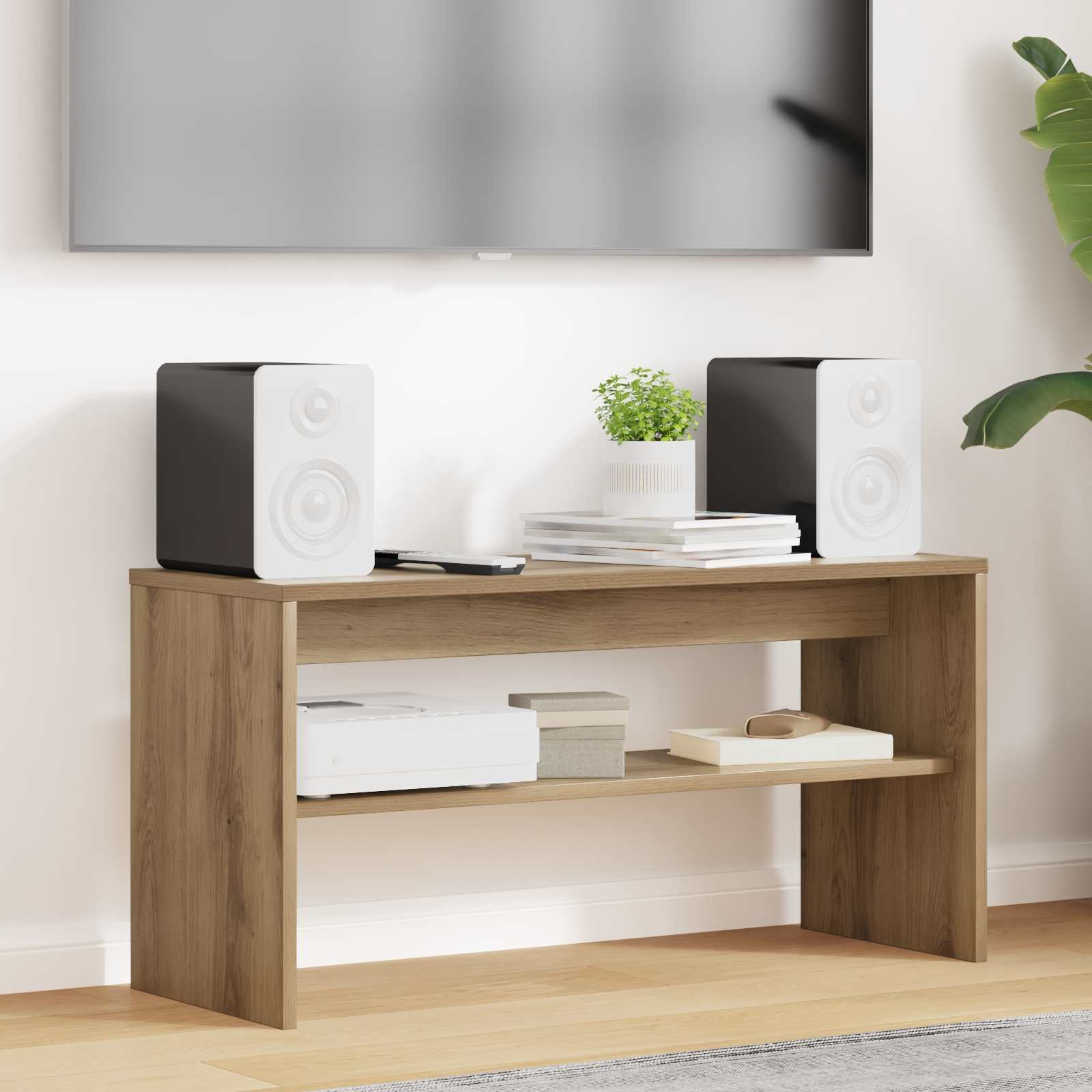 vidaXL Szafka pod telewizor Dąb rzemieślniczy 80 x 30 x 40 cm