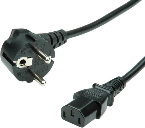 Kabel zasilający Value PowCable IEC Conn czarny (19.99.1018-50)