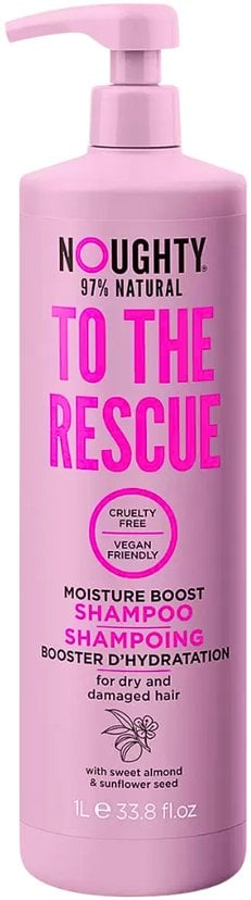 Drėkinamasis šampūnas sausiems, pažeistiems plaukams Noughty To The Rescue, 1L