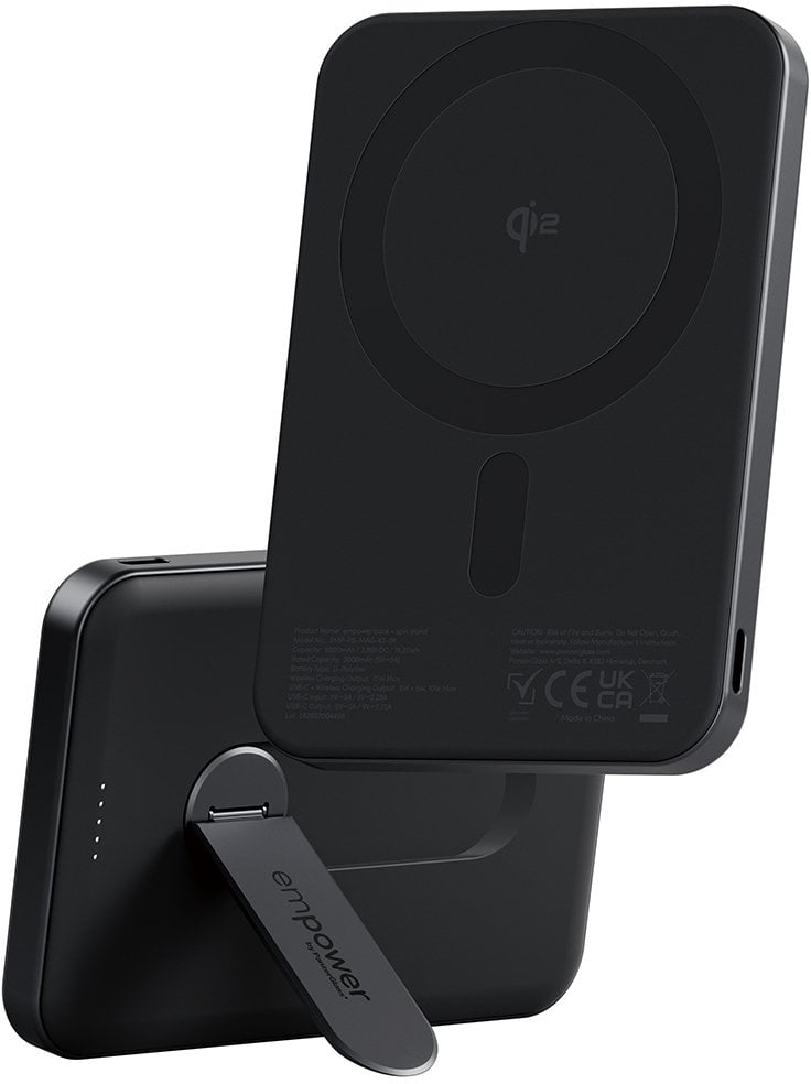 PanzerGlass empower Powerbank w. Spin Stand 5000mAh Space Black