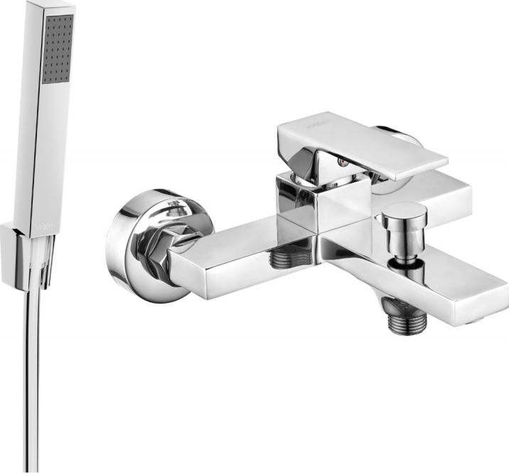 Mexen Mexen Uno R77 bateria wannowa z zestawem prysznicowym, chrom - 7143R77-00