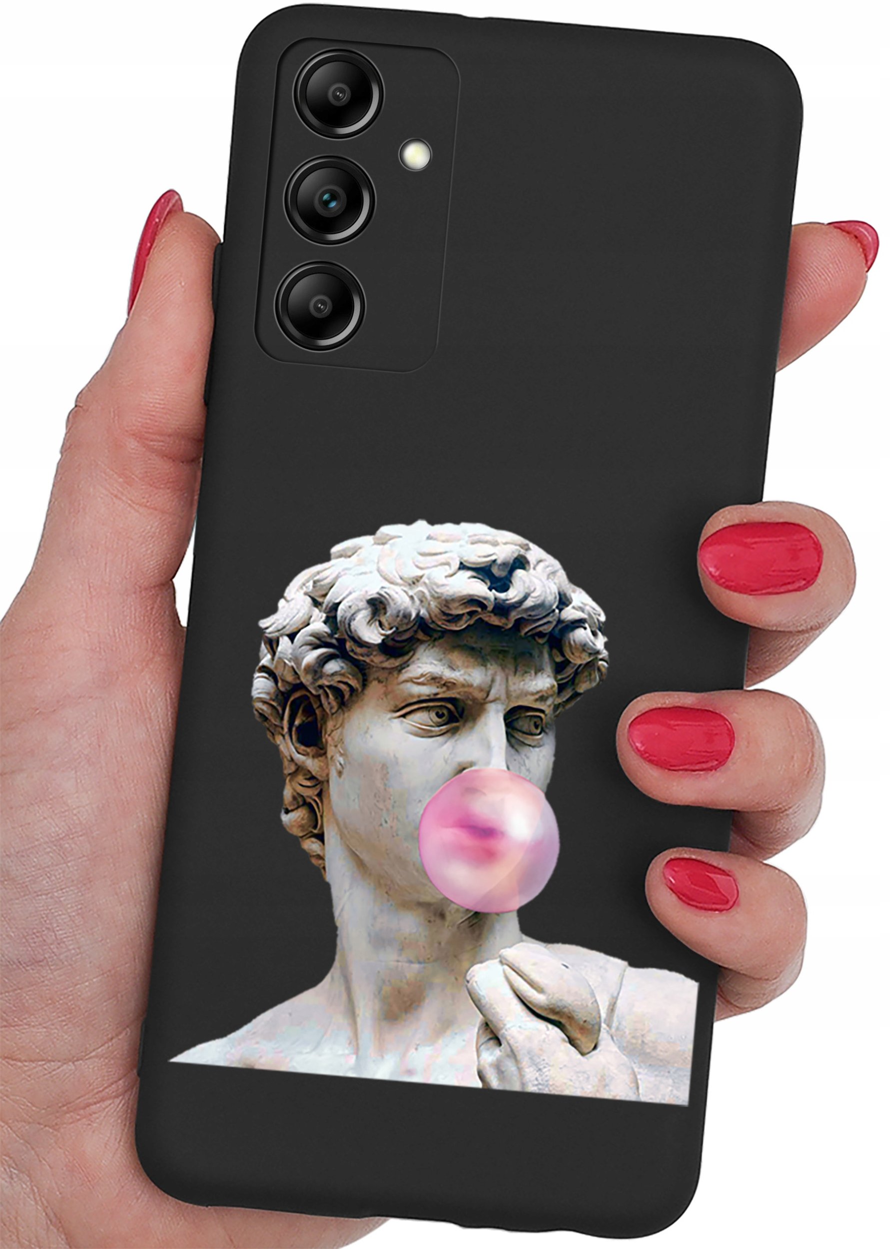 ETUI do Samsung Galaxy M15 5G CASE WZORY SOFT MATT PLECKI + SZKŁO