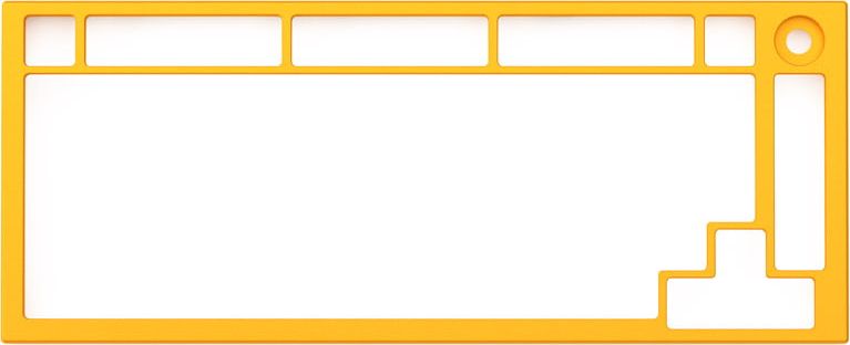 Glorious PC Gaming Race GMMK PRO Top Frame, żółta