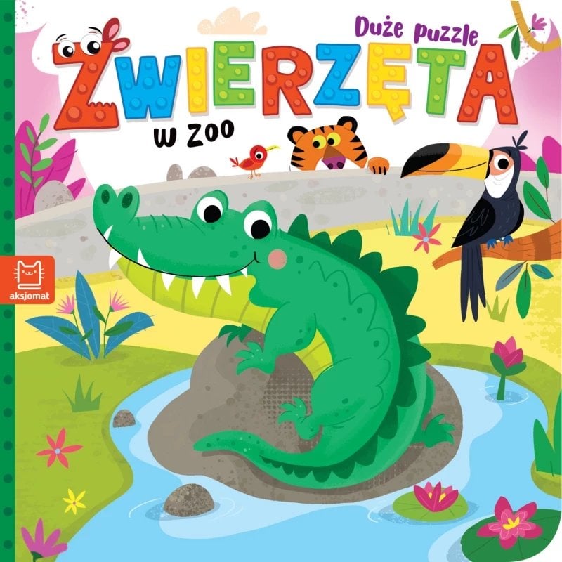 Zwierzęta w zoo Duże puzzle 40836