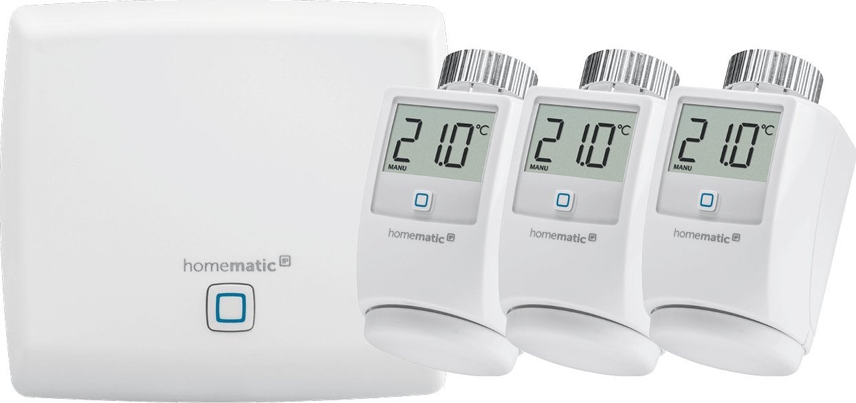 HomeMatic IP Bundle Homematic IP mit Access Point & 3 Heizkörperthermostate
