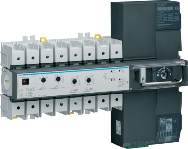 Hager Przełącznik zasilania automatyczny I-0-II 4P 63A HIC406A