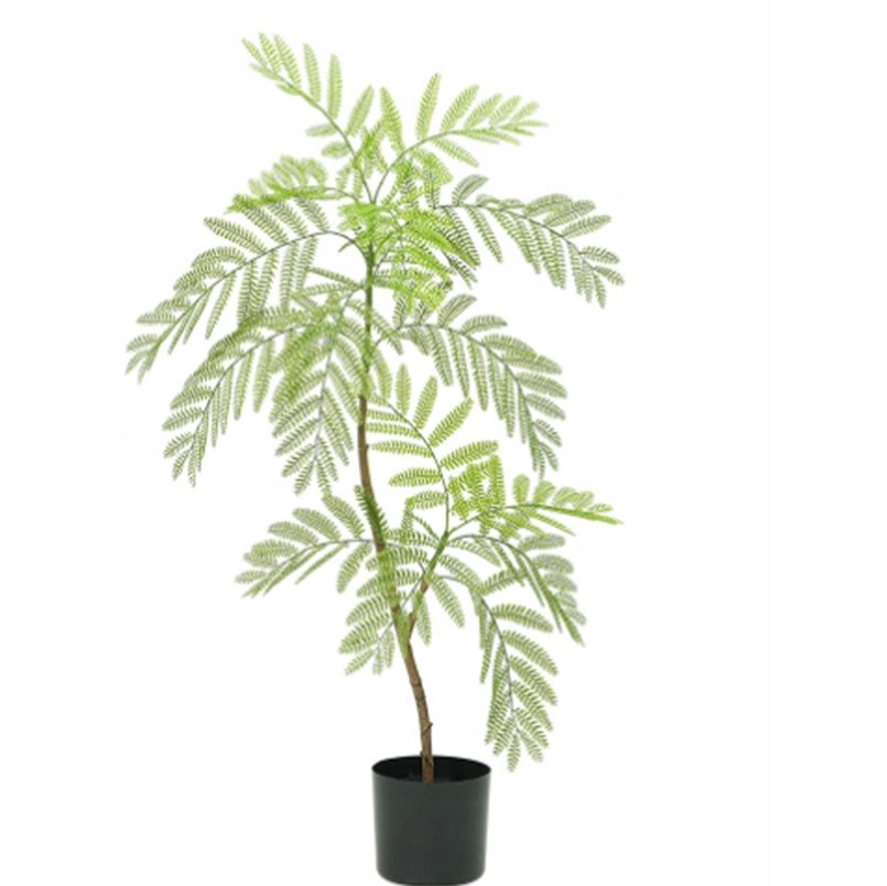 SZTUCZNA Roślina JAKARANDA MIMOZA W DONICZCE REALISTYCZNA 110cm DOM BIURO