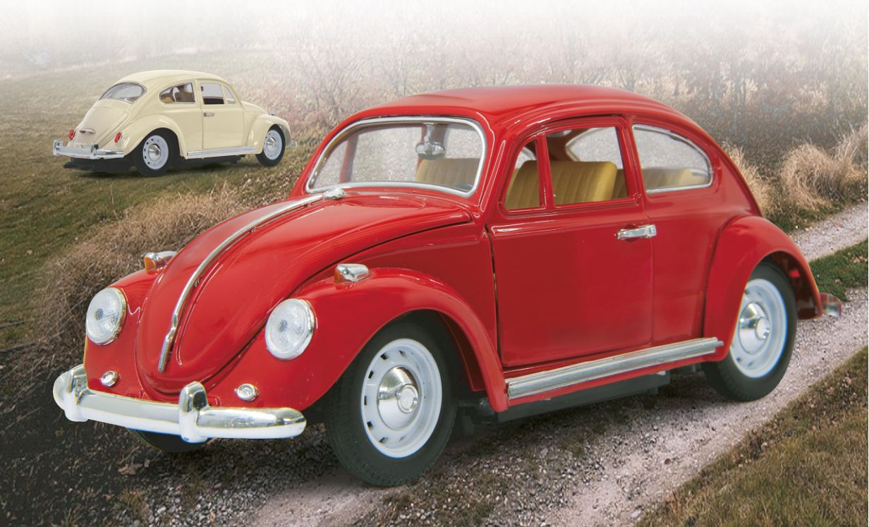 Jamara VW Beatle 1:18, 27MHz, czerwony (405110)