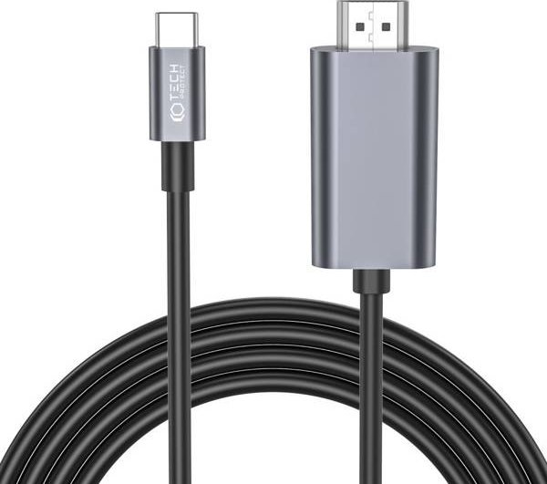 Kabel USB Tech-Protect USB-C - HDMI 2 m Czarny (THP2040)