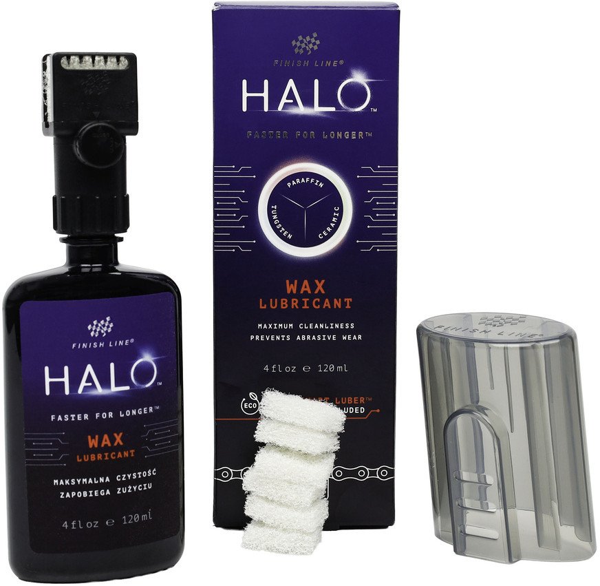 Olej do łańcucha Finish Line Halo Wax 120ml + Smart Luber