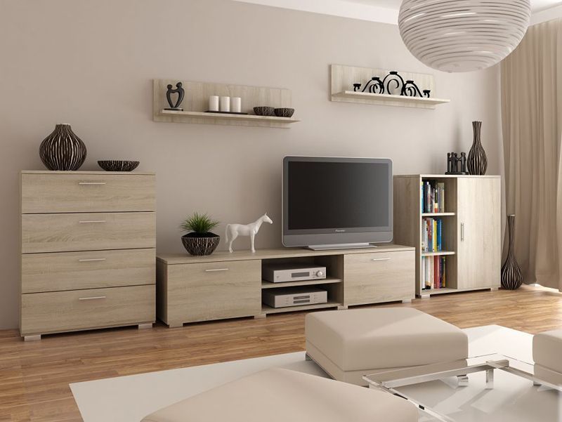 Elior Meblościanka Doreno - dąb sonoma