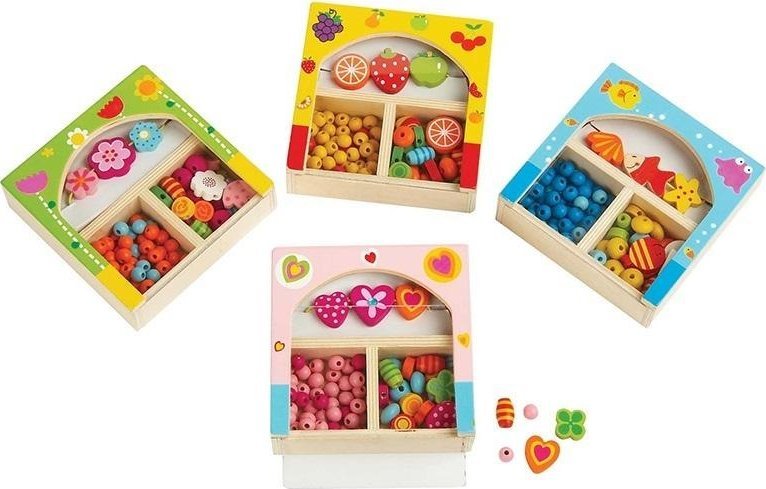 Artyk Koraliki drewniane p12 127144 mix cena za 1 szt