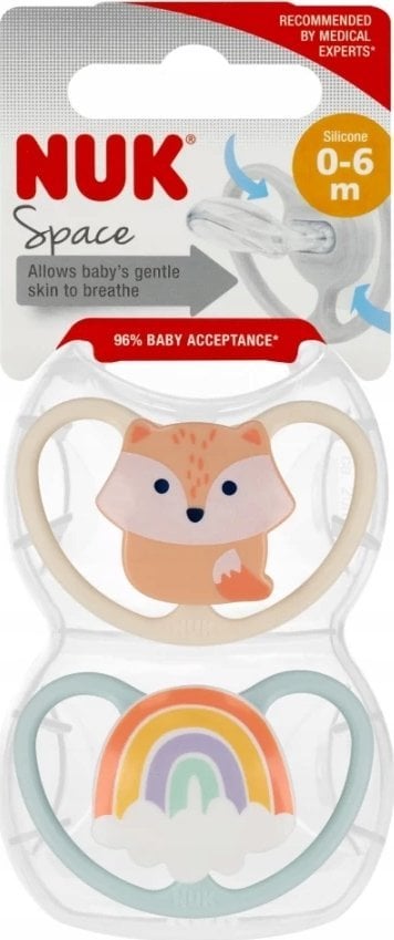 NUK SMOCZEK USP 2EL 0-6 SPACE FOX 10730897 1/6