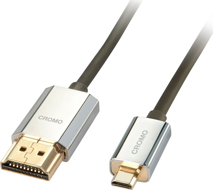 Kabel Lindy HDMI Micro - HDMI 3m srebrny (41678)