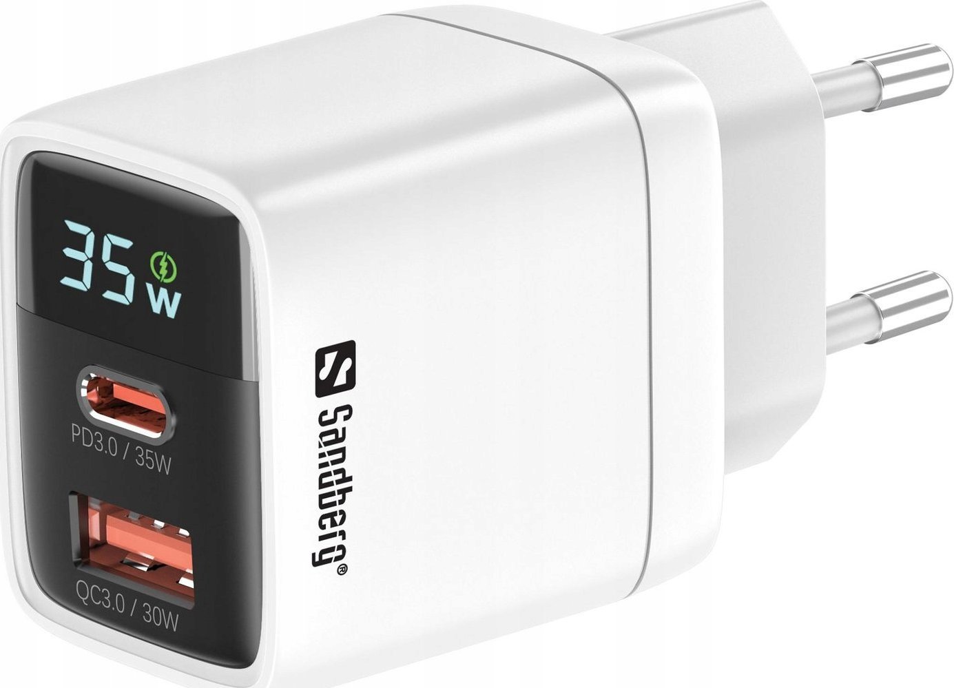 Ładowarka Sandberg 2in1 Charger 1xUSB-C 1xUSB 35W