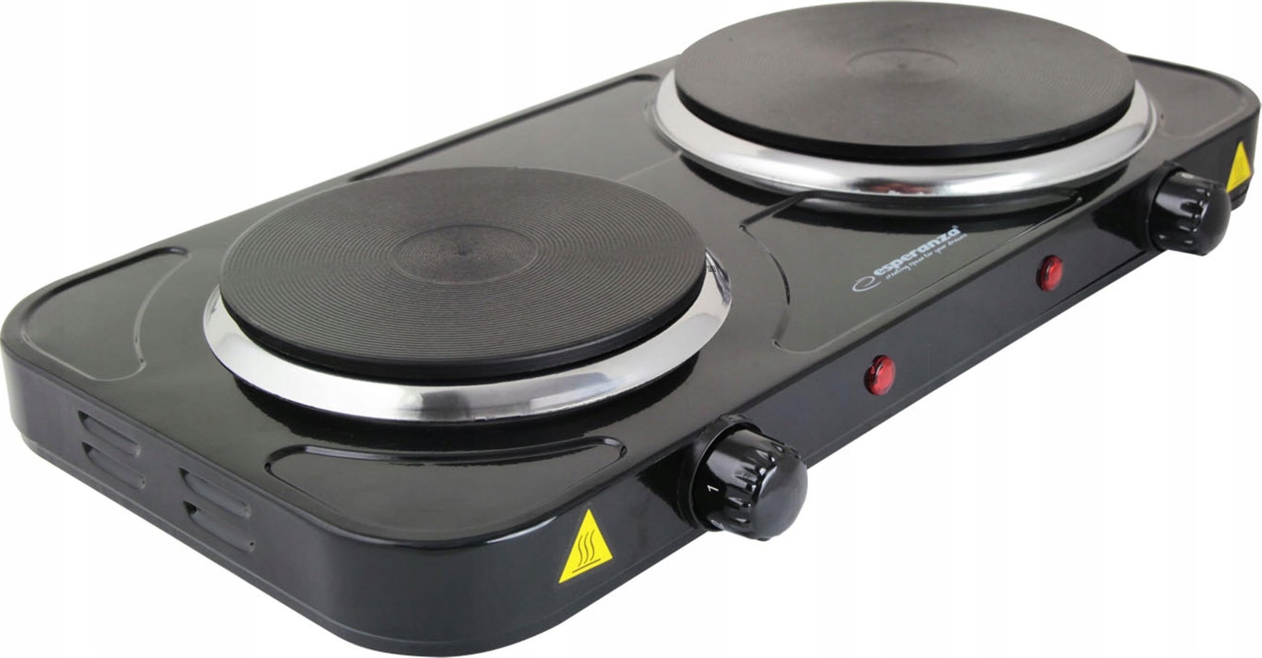 Esperanza Kuchenka elektryczna Yellowstone 1500W Czarna (EKH014)