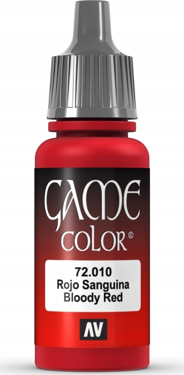 Vallejo Vallejo: 72.010 - Game Color - Bloddy Red (18 ml)