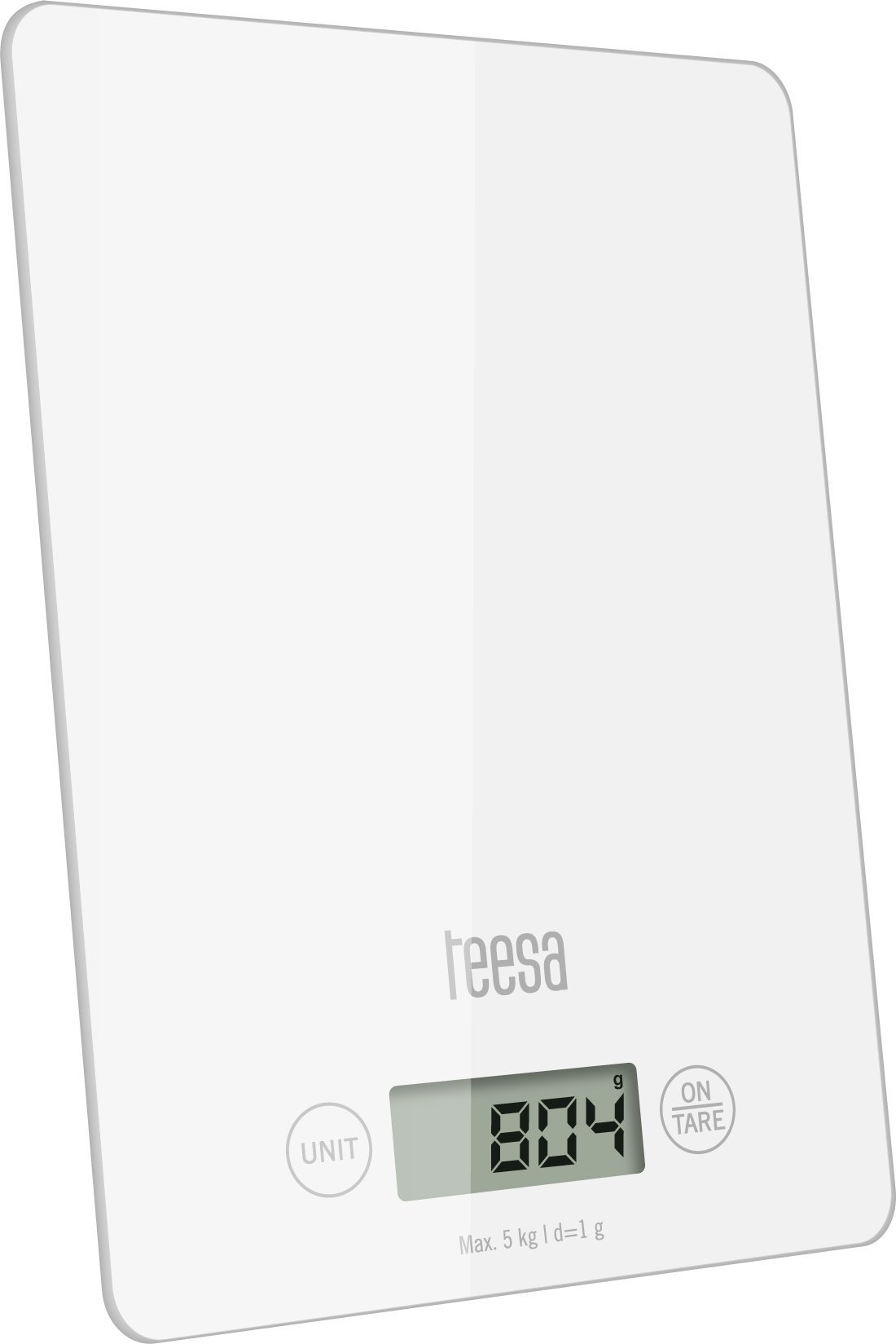Waga kuchenna Teesa Waga kuchenna szklana biała
