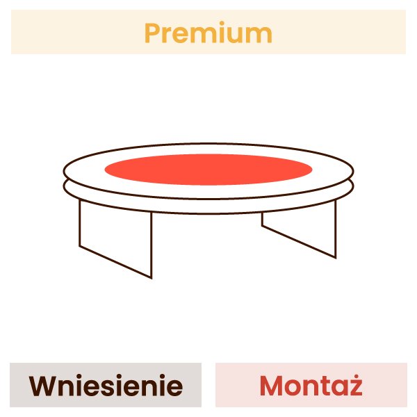 Montaż i ustawienie trampoliny (powyżej 60 kg)