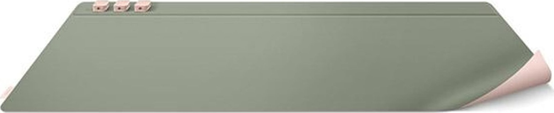 Uniq UNIQ Hagen dwustronna magnetyczna podkładka na biurko różowo-zielony/blush pink-mist green