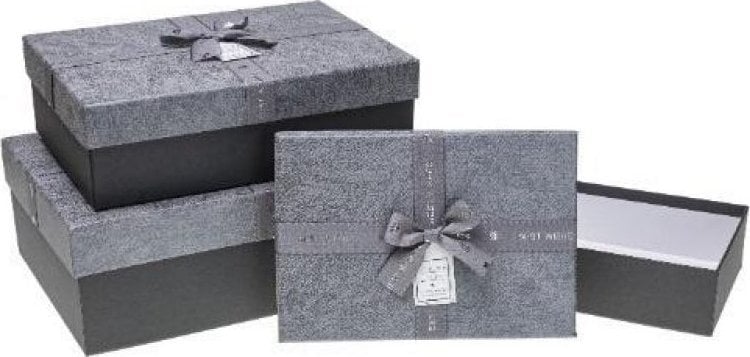 Teka Pudełko prezentowe PUG-23266-PR 3szt ROZETTE